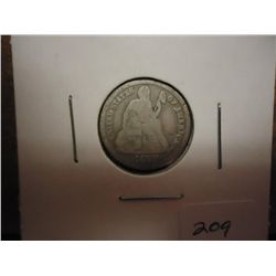 1877-CC SEATED LIBERTY DIME