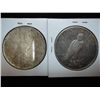 Image 2 : 2-1922 PEACE SILVER DOLLARS