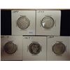 Image 1 : 1897,99,1903-O,07-O & 08 BARBER QUARTERS