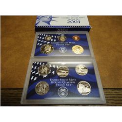 2001 US PROOF SET (WITH BOX)