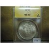 Image 1 : 1879 MORGAN SILVER DOLLAR ANACS MS63