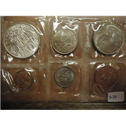 1966 AUSTRALIA 6 COIN MINT SET