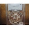 Image 1 : 1964 KENNEDY HALF DOLLAR PCGS MS64