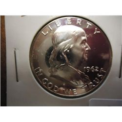 1962 FRANKLIN HALF DOLLAR GEM PROOF