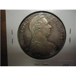 1780 AUSTRIA MARIA THERESIA THALER PROOF (SILVER)
