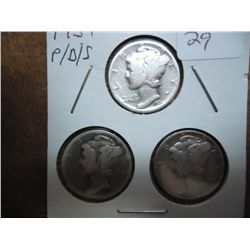 1931-P/D/S MERCURY DIMES