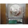 Image 2 : 1990 AMERICAN SILVER EAGLE ICG MS69