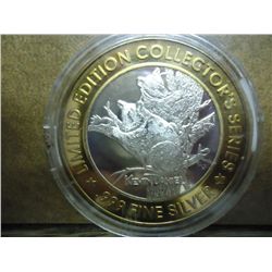 1996 GRAND CASINO $10 SILVER TOKEN (UNC)