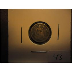 1863-S SEATED LIBERTY HALF DIME
