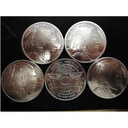 5-1 OUNCE ADVP INDIAN NICKEL ROUNDS