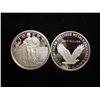 2-1/4 OZ. SILVER LIBERTY QUARTER ROUNDS PF