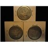 Image 2 : 1907,08 & 09 BARBER HALF DOLLARS