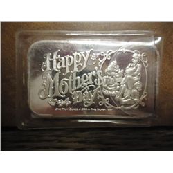 1 TROY OZ .999 FINE SILVER INGOT