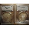 1879-O & 1882-O/S MORGAN SILVER $'S PCGS'S XF 40'S