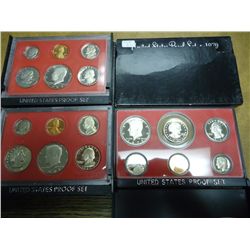 1979,80 & 81 US PROOF SETS (WITH BOXES)