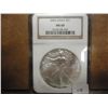 2002 AMERICAN SILVER EAGLE NGC MS69