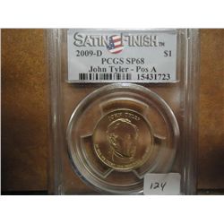 2009-D TYLER DOLLAR PCGS SP68 POS. A