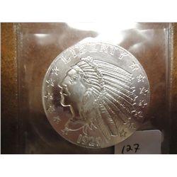 1/2 TROY OUNCE SILVER INDIAN ROUND