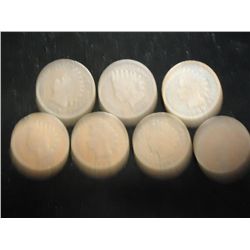 7 ASSORTED 1880'S INDIAN HEAD CENTS