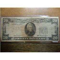 ERROR 1981 $20 FRN 3RD PRINTING ON REV.