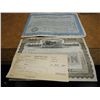 Image 1 : 2 VINTAGE STOCK CERTIFICATES SEE DESCRIPTION