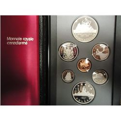 1987 CANADA DOUBLE DOLLAR PROOF SET DAVIS STRAIT