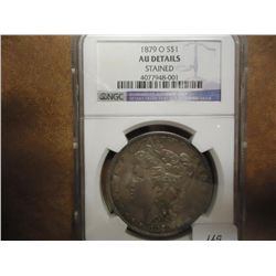 1879-O MORGAN SILVER DOLLAR NGC AU DETAILS