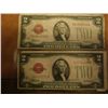 Image 1 : 2-1928-D $2 US NOTES RED SEALS