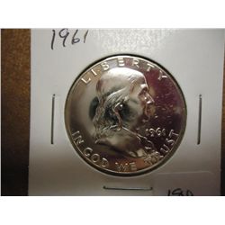1961 FRANKLIN HALF DOLLAR GEM PROOF