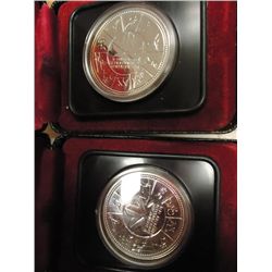 2-1978 CANADA XI GAMES PROOF .75 OZ. ASW