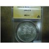 1884-O MORGAN SILVER DOLLAR ANACS MS61