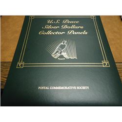 US PEACE SILVER $'S COLLECTOR PANELS  SEE  DESCR.