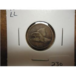 1858 LARGE LETTER FLYING EAGLE CENT