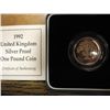 1992 UNITED KINGDOM SILVER PROOF POUND COIN