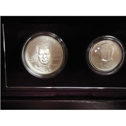 1998-S KENNEDY COLLECTORS SET 2 UNC COINS