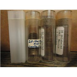 MEXICAN ONE CENTAVO LOT APPROX. 152 COINS