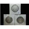 Image 1 : 1905-S,07-O & 08-O BARBER HALF DOLLARS