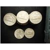 Image 1 : 32-ASSORTED 35% SILVER JEFFERSON WAR NICKELS