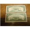 Image 2 : 2-1963 $5 US NOTES RED SEALS