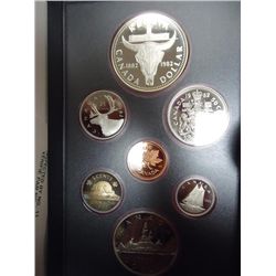 1982 CANADA DOUBLE DOLLAR PROOF SET REGINA