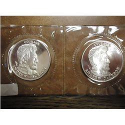 2-HALF OUNCE SILVER ROUNDS ANDREW JACKSON