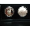 Image 2 : 1998-S BLACK REVOLUTIONARY WAR 2 SILVER DOLLAR SET