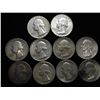 Image 1 : 10 ASSORTED WASHINGTON SILVER QUARTERS
