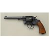 Image 2 : Colt U.S. Army Model 1903 DA revolver, .38  cal., 6” barrel, re-parkerized finish, wood  grips, #240