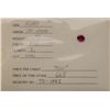Image 1 : Loose ruby .95ct oval cut. Est. $150-$300.