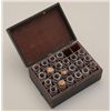 Image 1 : Civil War medical field box with glass vials,  some vials retain original cork.  Soldiers  hoped the