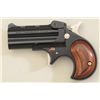 Image 1 : Davis O/U derringer Model OM-22 in .22 Mag.  cal., mat black finish with wood grips,  #033819 in lik