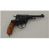 Russian Nagant DA revolver, Model 1895,  7.62mm cal., blue finish, checkered wood  grips, import-mar