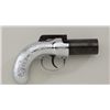 Image 1 : Modern Gold Rush percussion pepperbox  blackpowder pistol copy in like new condition  in cardboard b