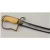 Image 2 : American Dolphin head saber, possibly Naval,  approx. 32” overall with curved blade, gold  gilded mo